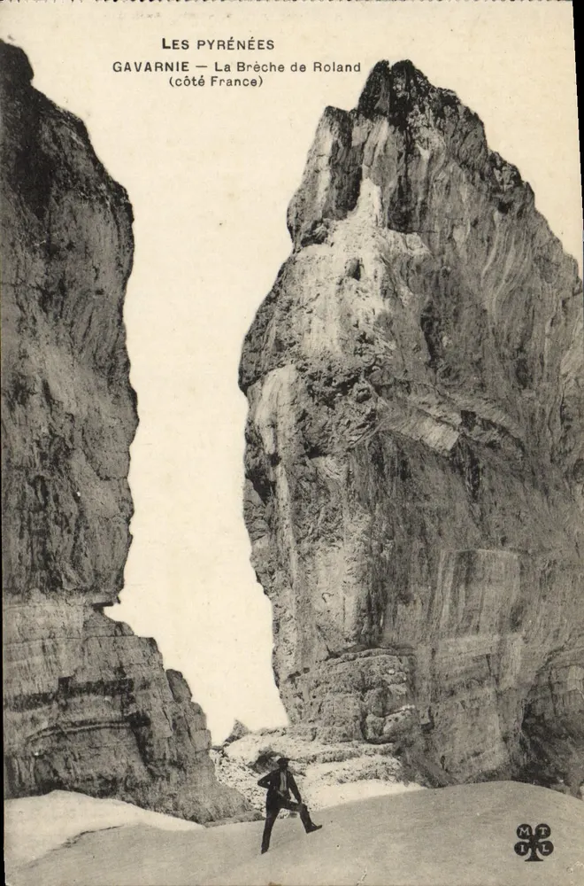 Gavarnie — La Brèche de Roland — Les Pyrénées (côté France) — MTLE - Recto