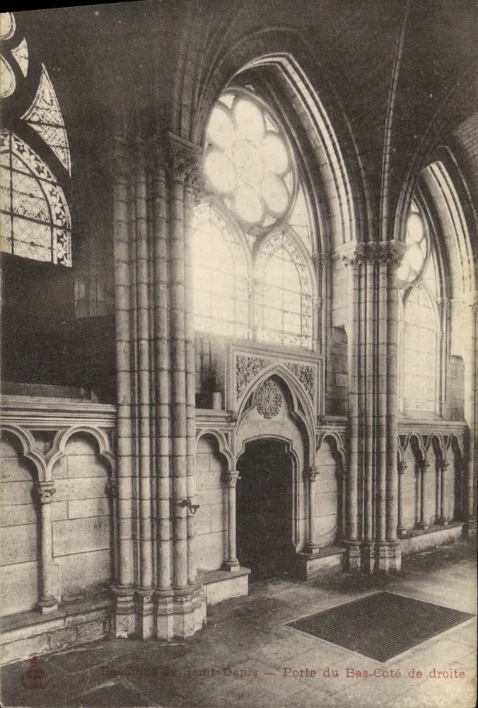 Basilica di Saint-Denis — Porta destra del transetto - Recto