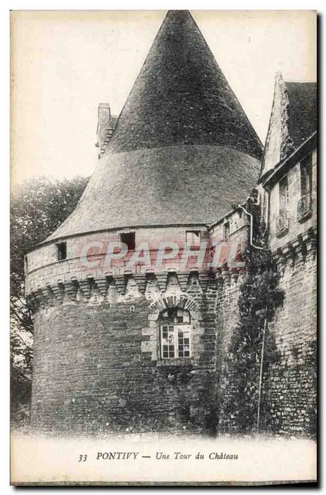 Pontivy — Uma Torre do Castelo — n°33 - Frente