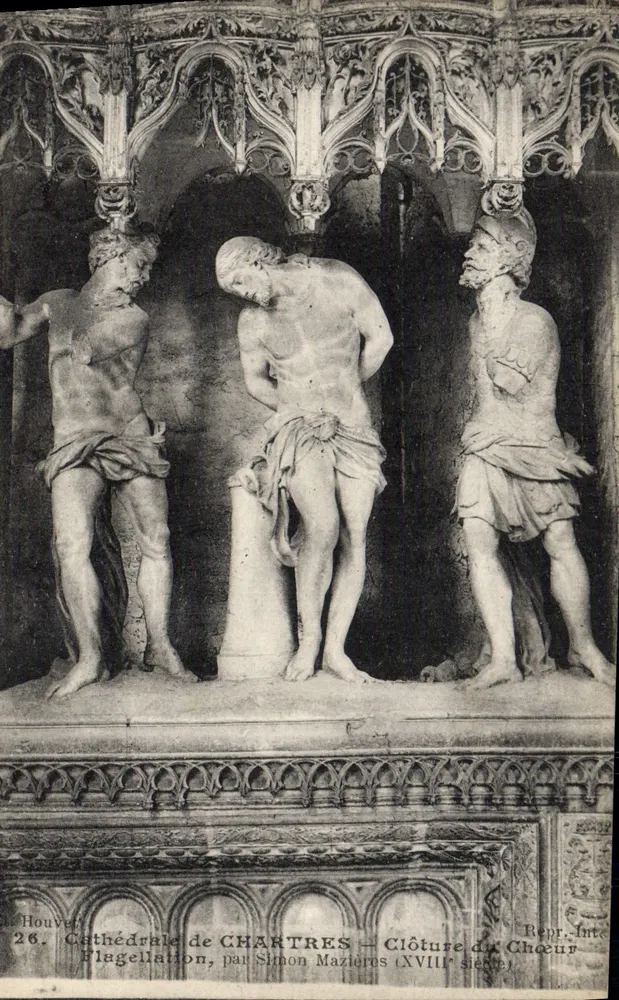 Chartreser Kathedrale — Flagellation — Chorwand, 18. Jahrhundert - Vorderseite