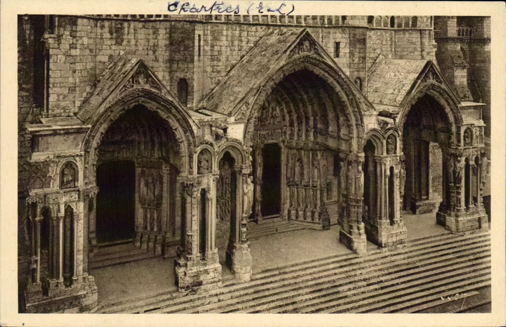 Chartres (Eure-et-Loir) — Nordportal — Les Éditions d'Art Martel - Vorderseite