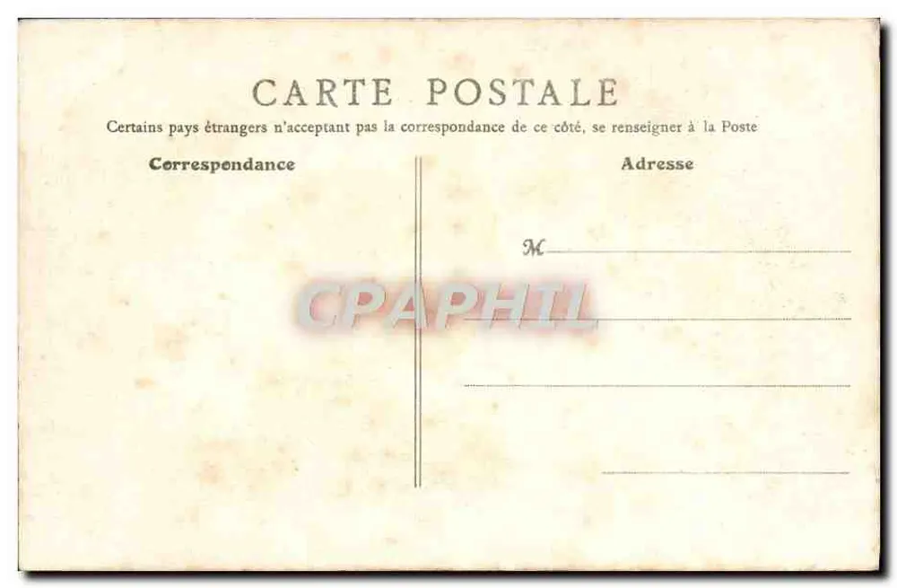 Saint-Germain-en-Laye (S.-et O.J.) - O Castelo, fachada leste — B.F. PARIS 0 - Verso