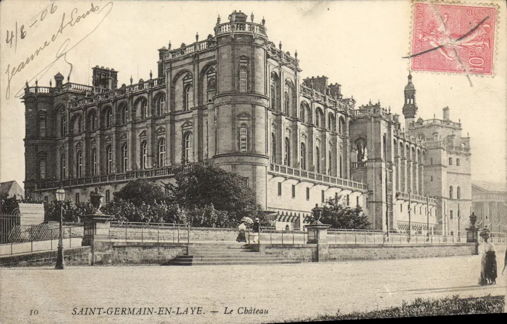 Saint-Germain-en-Laye — O Castelo — Editor desconhecido, n° 10 - Frente