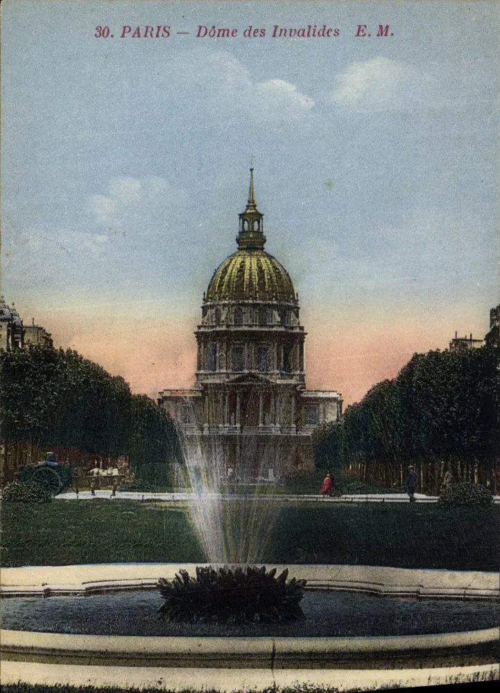 Paris — Dôme dos Invalidos — E.M. - Frente