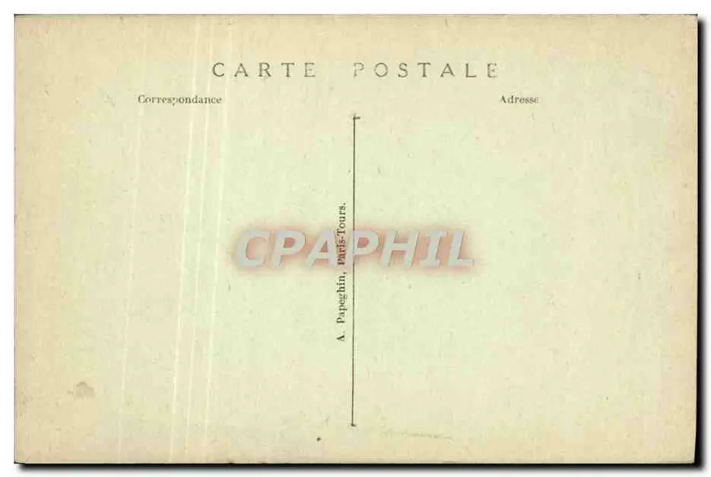Paris — Der Grabstein des Unbekannten Soldaten, begraben unter dem Triumphbogen am 11. November 1920 — A. P. - Rückseite