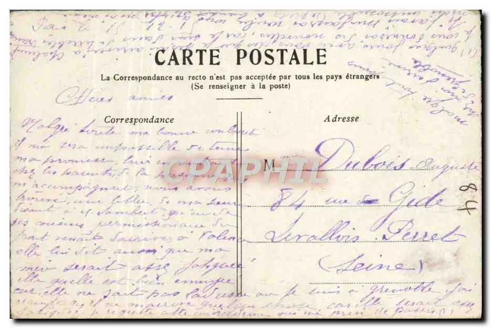 PARIS — O Grand Palais. — Editor não visível, número de série não legível. - Verso