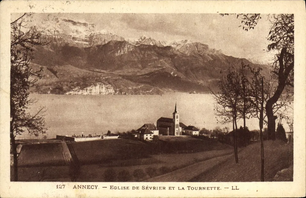 Annecy — Kirche Sévrier und La Tournette — LL - Vorderseite