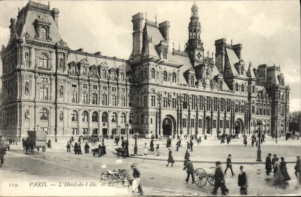 Paris — O Hôtel-de-Ville — LL. — n° 119 - Frente