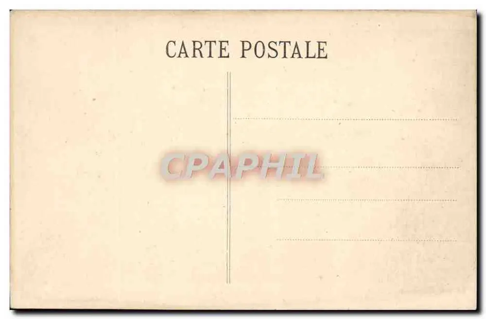 Annecy - Le Port — vista do porto com o castelo e as pontes — Platinogravure, Li, Paris - Verso