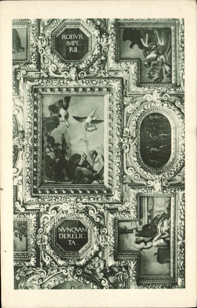 Palazzo Ducale — Parte do teto do Colégio — editor A. Brighelli, n° 28 - Frente