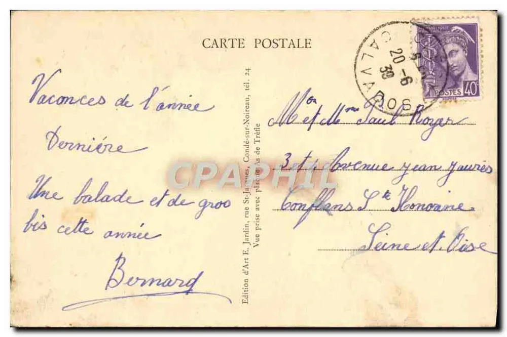 La Roche d'Oêtre, perfil humano — A Suiça Normanda — Jardim, n°172 - Verso