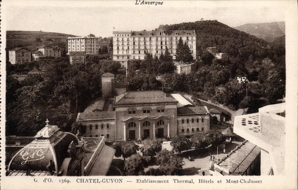 Châtel-Guyon — Thermalbad, Hotels und Mont-Chaluset — G. d'O. 1569 - Vorderseite