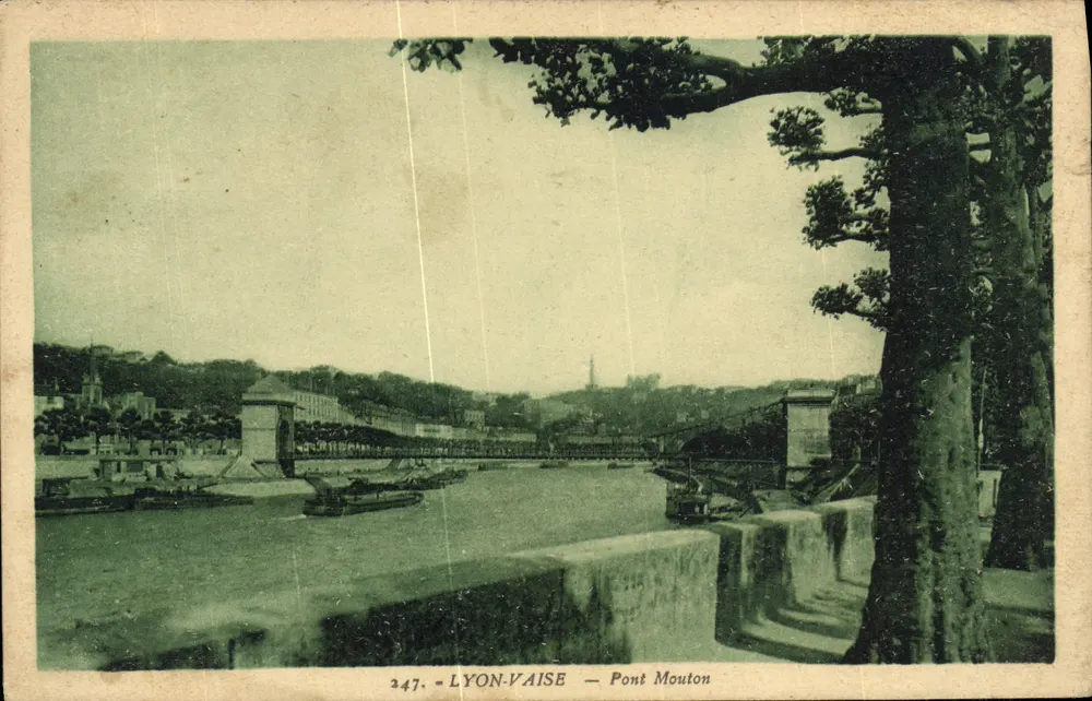 LYON-VAISE — Ponte Mouton — Édition La Cigogne, Lyon, n° 247 - Frente