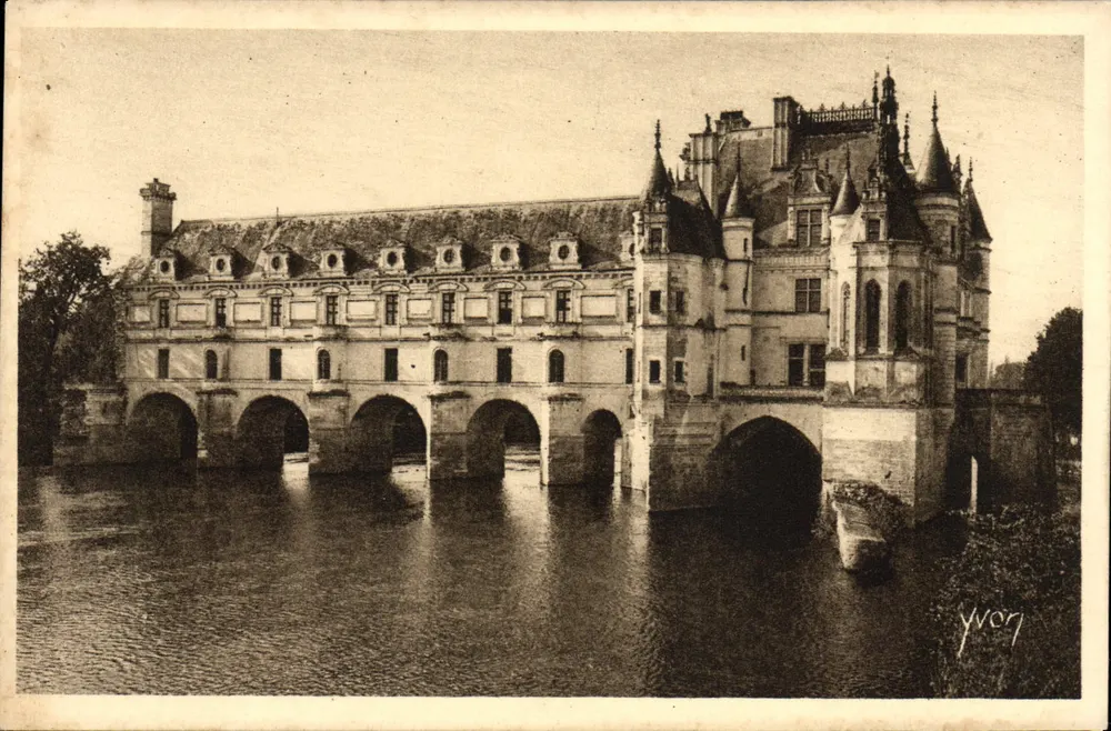 Castelo de Chenonceaux — Fachada Nordeste — Yvon - Frente