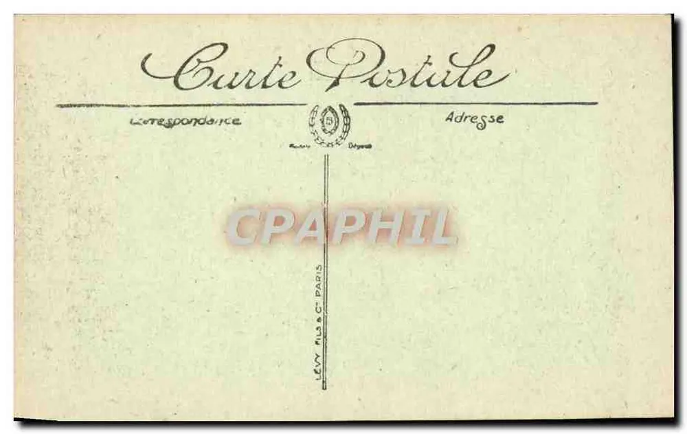 Parque de Versailles — As Colunatas — LL. — N° 188 - Verso