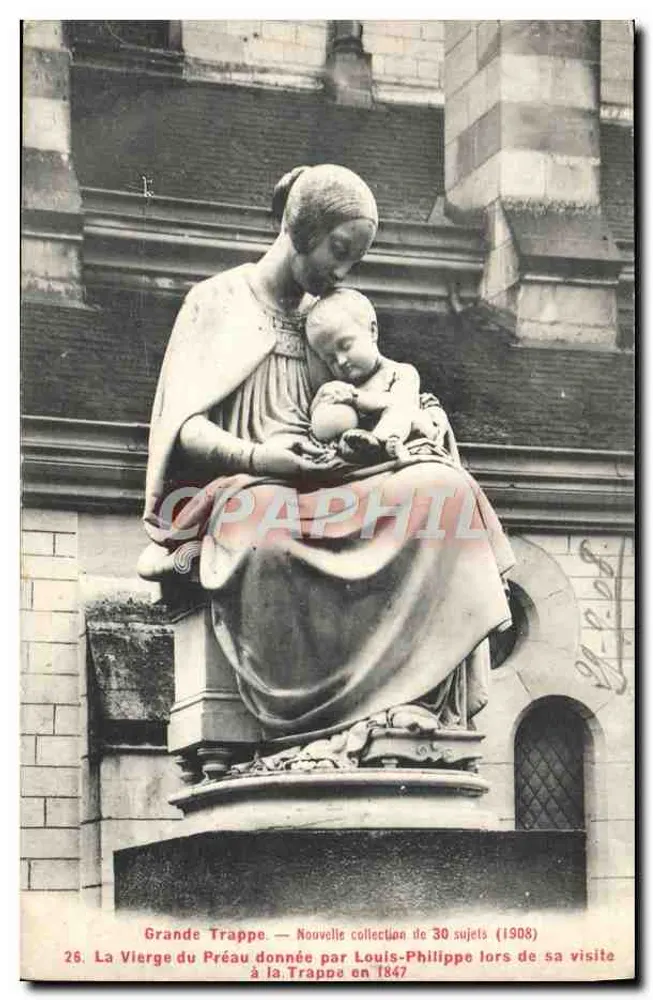 Grande Trappe — La Vergine del Préau donata da Luigi Filippo nel 1847 — Nuova collezione di 30 soggetti (1908) - Recto