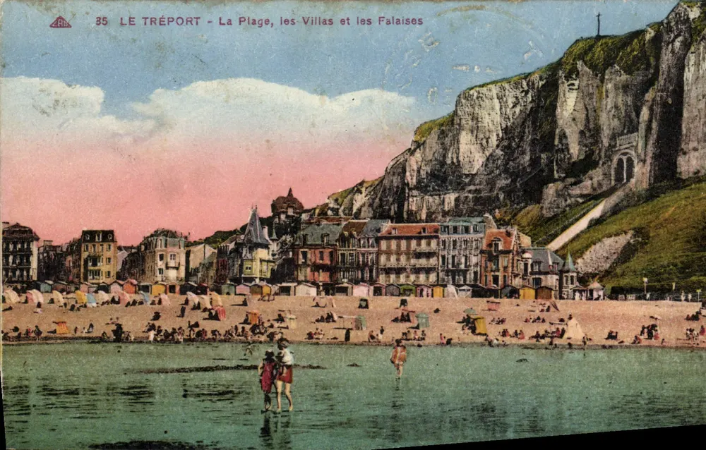 Le Tréport - Die Strände, Villen und Klippen — Verlag A.R.A. n°35 - Vorderseite