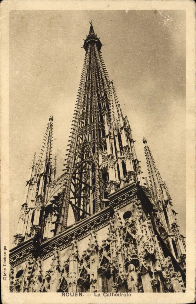 Rouen — A Catedral — Cliché Déchamps - Frente