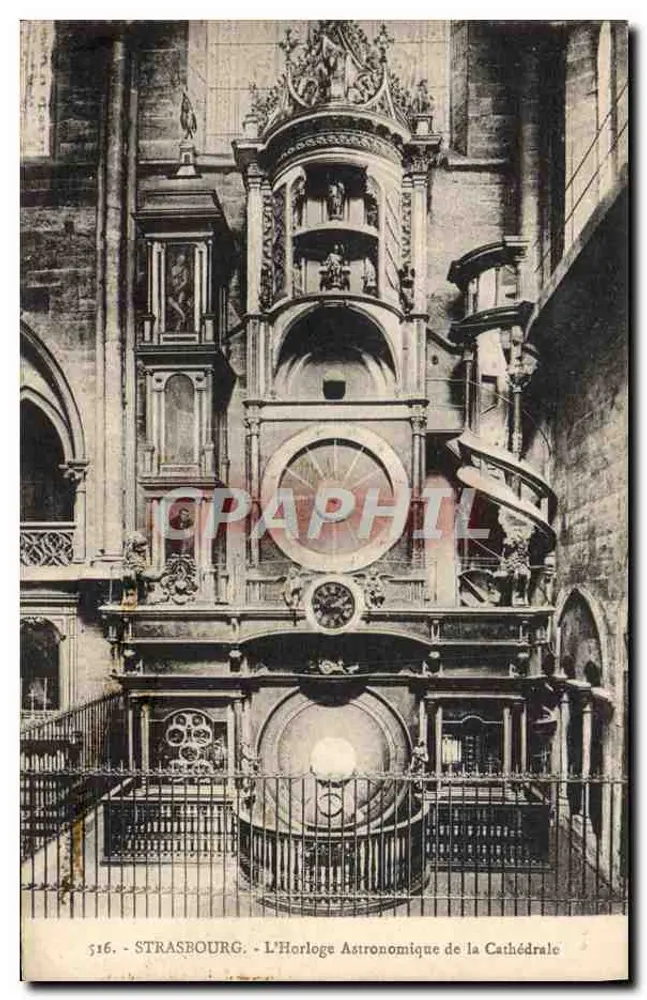 Straßburg - Die astronomische Uhr der Kathedrale - 516 - Vorderseite