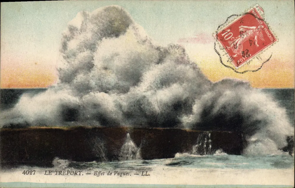Le Tréport — Efeito de Ondas — LL. n°4027 - Frente