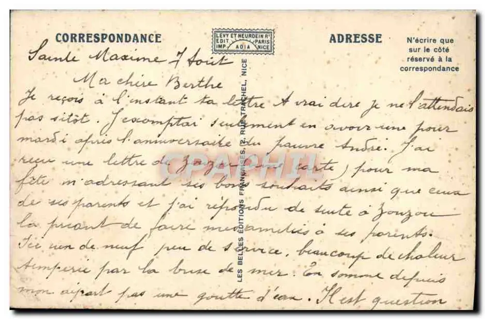 L'Estérel - LE TRAYAS — Aussicht auf den Pic d'Aurèle und Cap Roux — Adia, n°18 - Rückseite