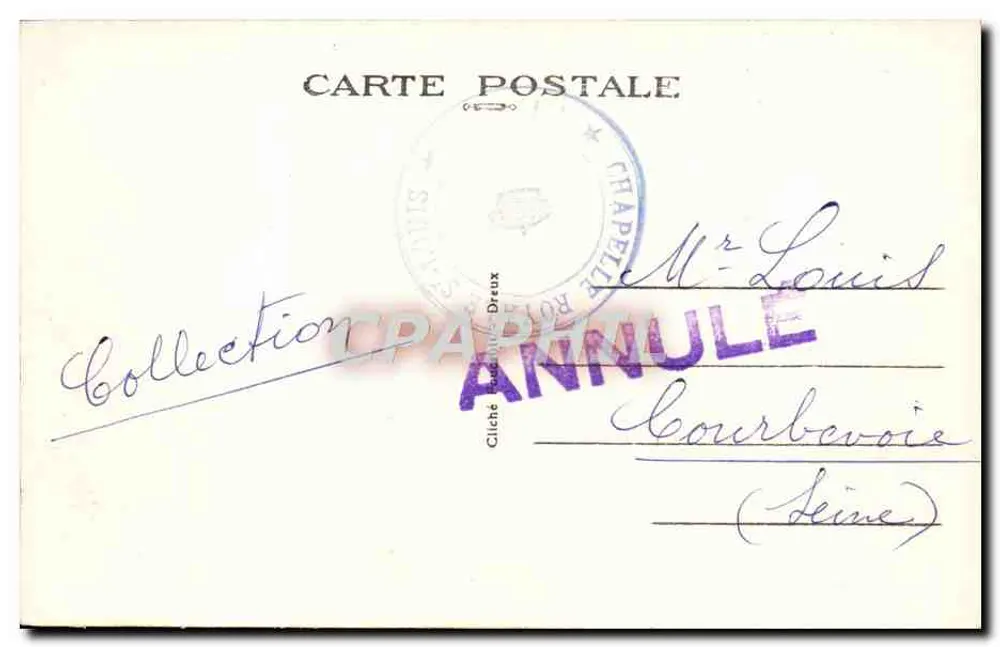 Dreux (E.-et-L.) — Kapelle Saint-Louis — Grabstätte der Familie Orleans - Rückseite
