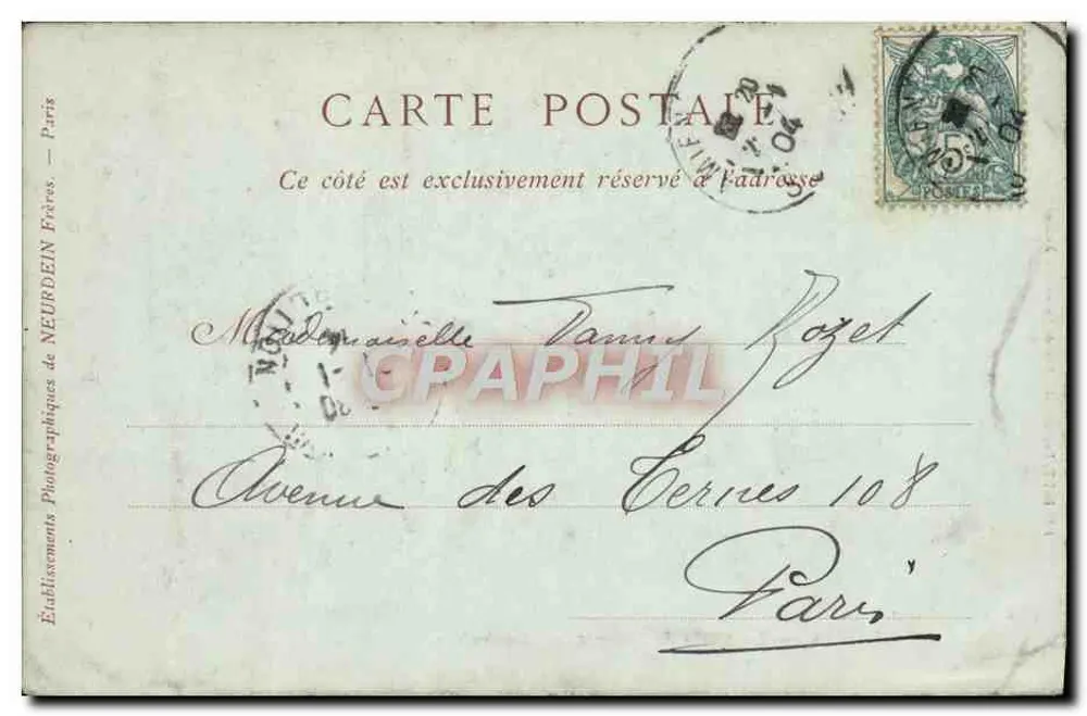 Amiens — As Stalles do Coro da Catedral — HEROUT, Papelaria, 49, Rue de Noyon, Amiens - Verso