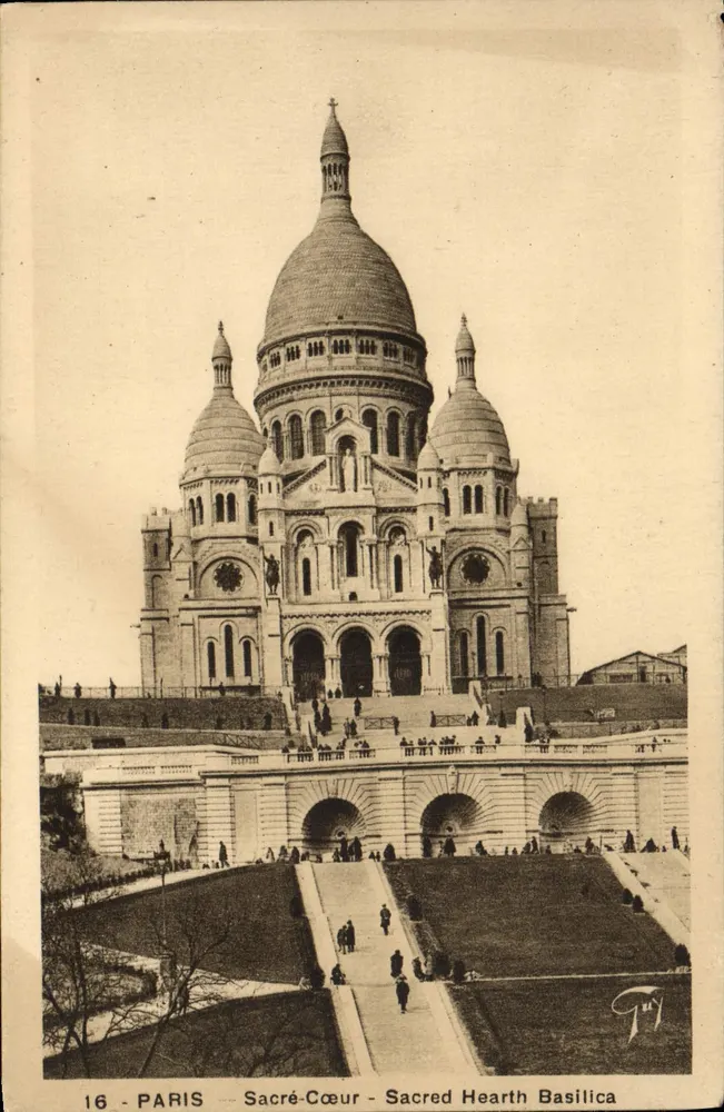 Paris - Sacré-Cœur - Basílica do Sacré-Cœur - Frente