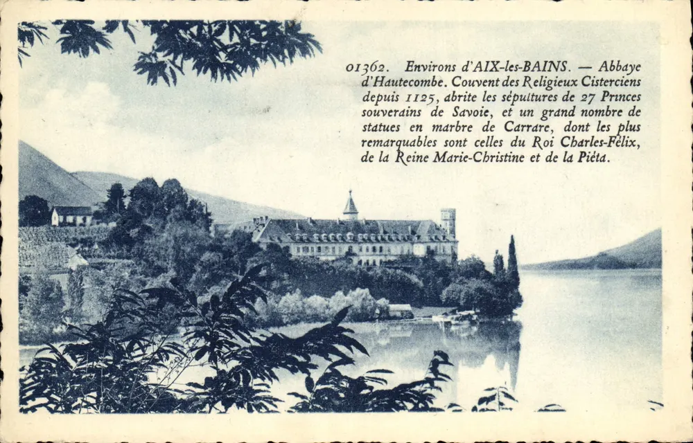 Arredores de AIX-LES-BAINS — Abadia de Hautecombe — Convento dos Religiosos Cistercienses - Frente