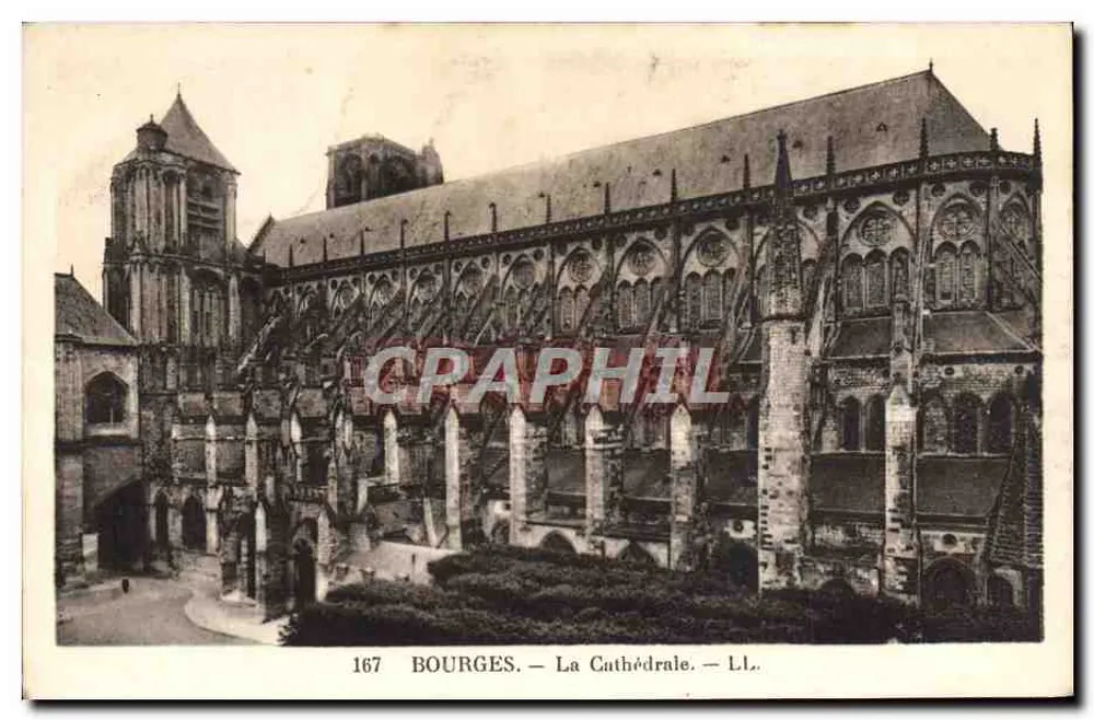Bourges — A Catedral — LL. — n° 167 - Frente