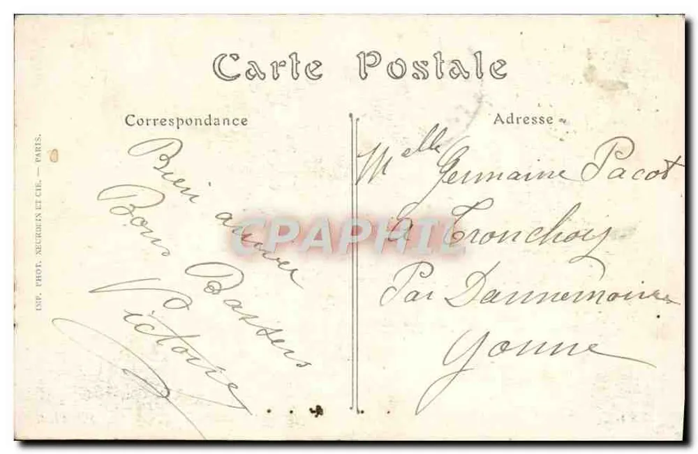 Fonte do Observatório — Paris — ND. Pio. - Verso