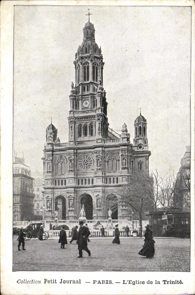 Paris — A Igreja da Trindade — Coleção Petit Journal - Frente