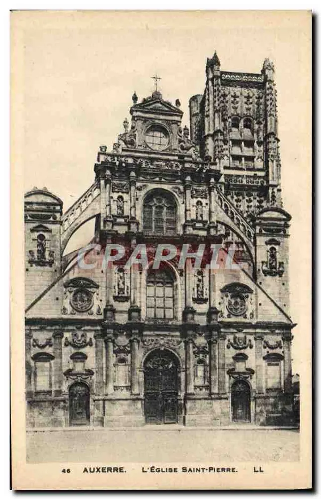Auxerre — A Igreja de São Pedro — LL, n°46 - Frente
