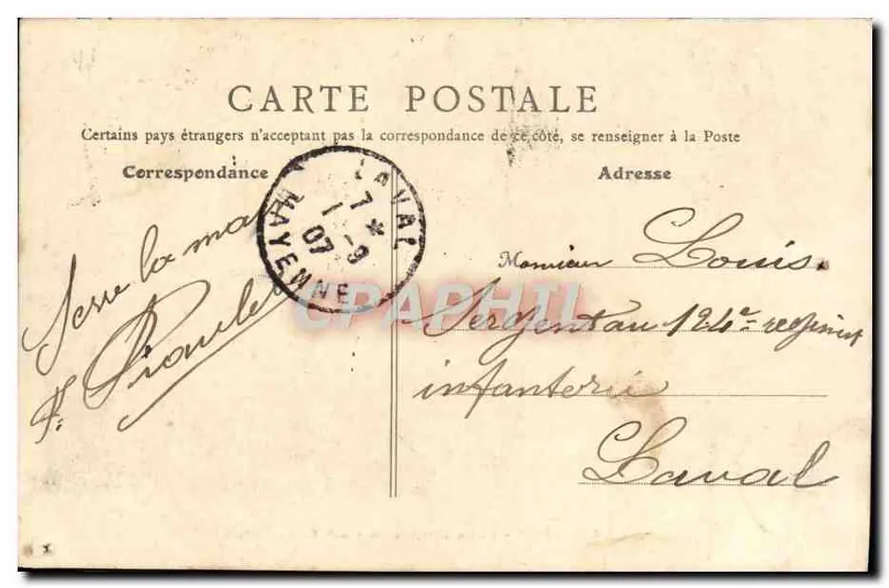 Parijs - Parc Monceau - La Colonnade — uitgever F. Paris, n° 56 - Achterkant