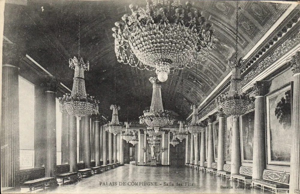 Palazzo di Compiègne — Sala delle Feste — Descelle Compiègne - Recto