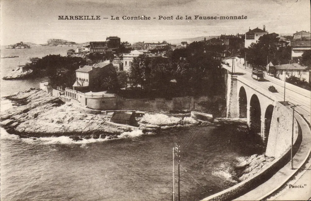 Marseille — La Corniche — Pont de la Fausse-monnaie — Procra - Vorderseite