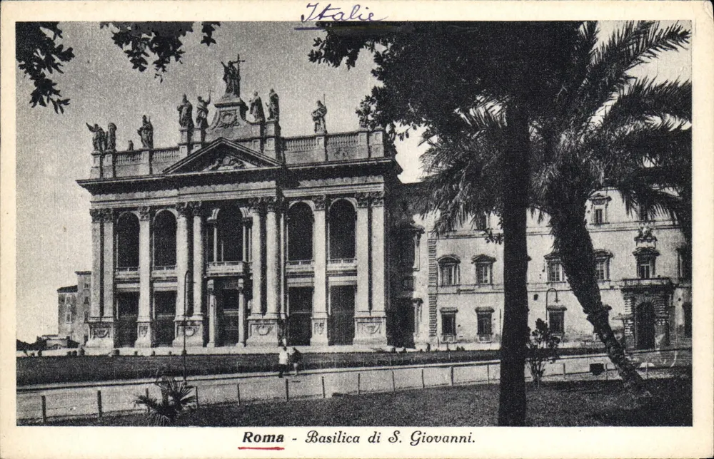 Roma - Basílica de S. Giovanni — Stampa di Milano, n° 4587-5 - Frente