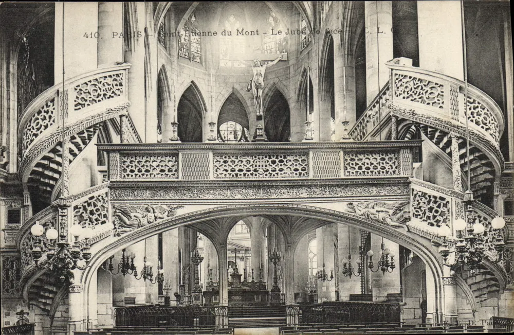 Paris — Sainte-Eugénie du Mont — Der Chorvorhang — C.L. O. - Vorderseite