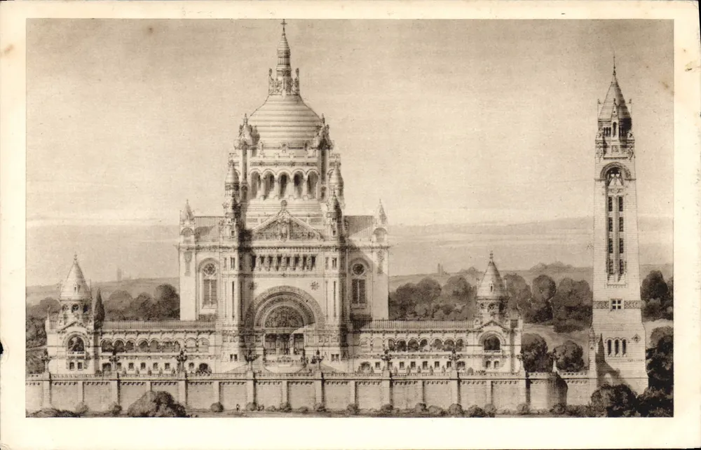 Basilika von Lisieux — Allgemeiner Blick auf das Projekt — Drueger-Paris - Vorderseite