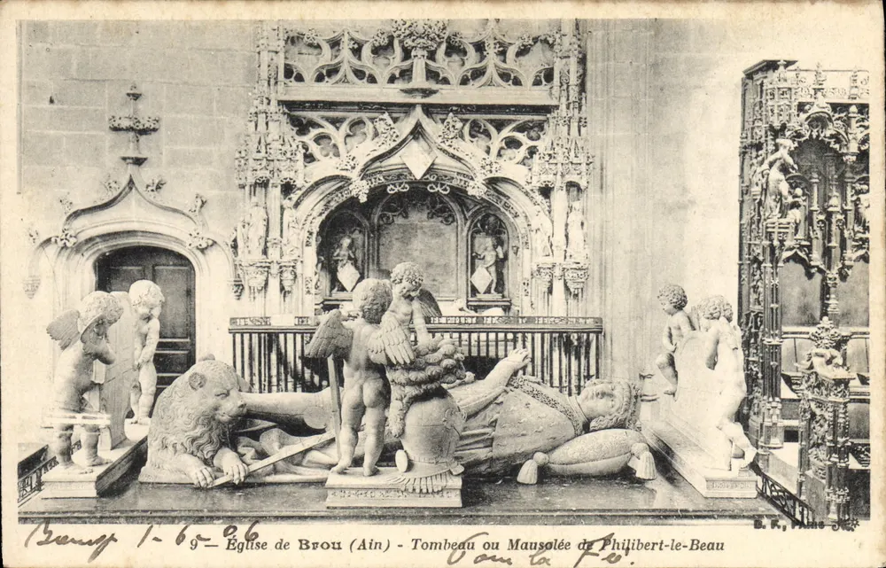 Kirche von Brou (Ain) - Grab oder Mausoleum von Philibert-le-Beau — Verlag B. R. P. Paris - Vorderseite