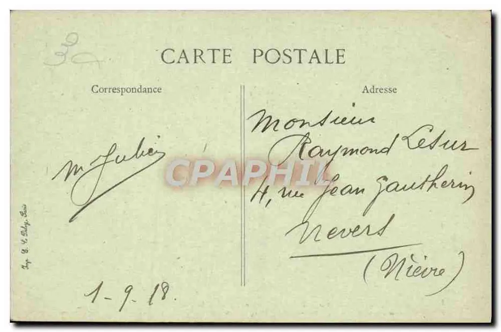Paris — O Ponte Alexandre III — editor B.D. n°4010 - Verso