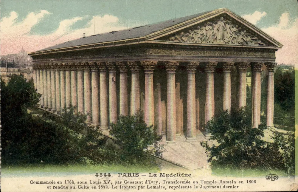 PARIS — A Madeleine — Editor E.P.D. n° 4544 - Frente