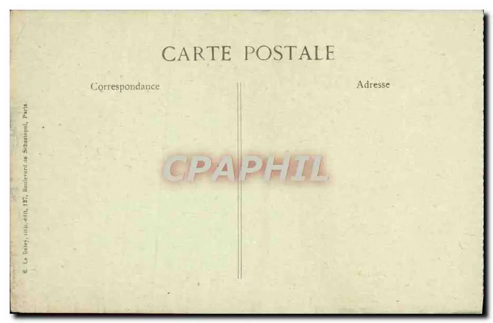 PARIS — A Madeleine — Editor E.P.D. n° 4544 - Verso