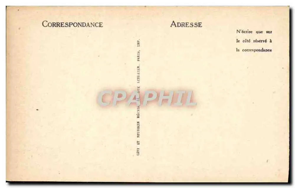 Auxerre. Katedra św. Germain — ND — Wydawca Lévy et Neubergen, Paryż - Rewers