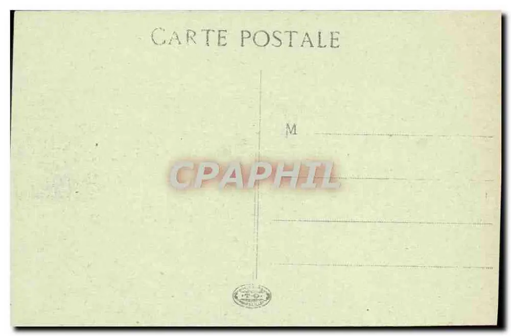 Marseille — Palácio Longchamp — C.M. - Verso