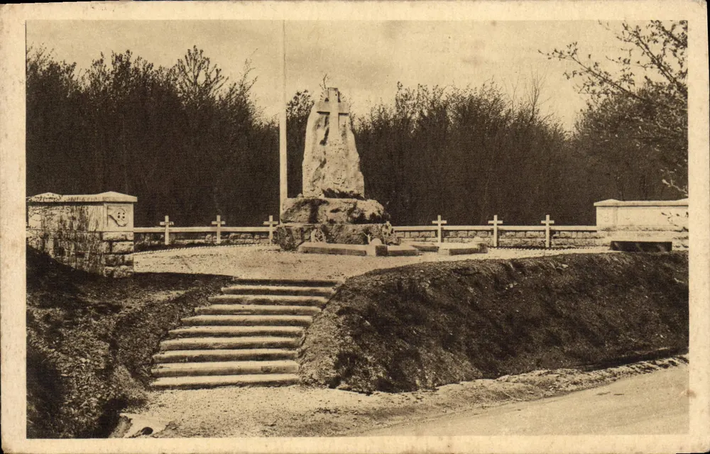 Denkmal für die Jäger des Bois des Caures — Caures — unbekannter Verleger, Seriennummer nicht sichtbar - Vorderseite