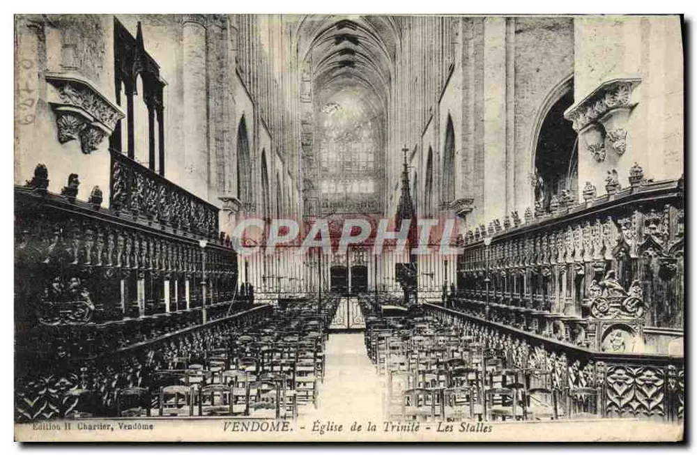 Vendôme - Igreja da Trindade - As Stalles - Frente