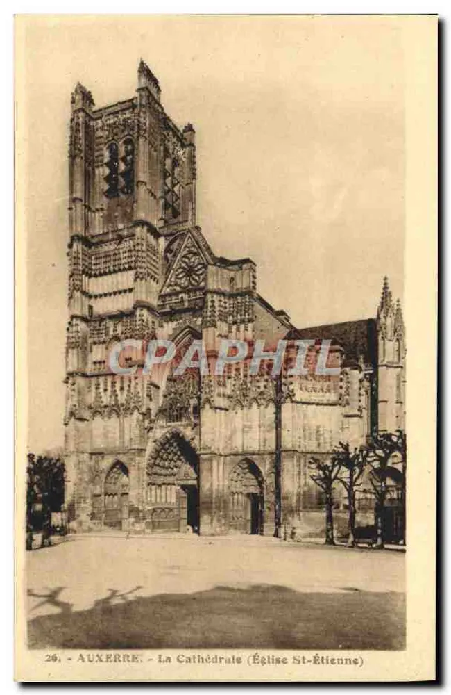Auxerre - Die Kathedrale (St-Étienne Kirche) — Verlag: Edit. Mounet, Buchhandlung-Zeitungskiosk - Vorderseite