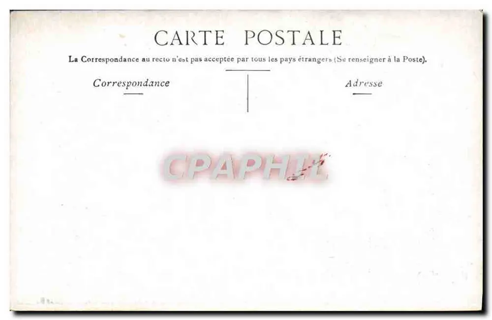 Fontainebleau — Grande Galerie — Verlag und Seriennummer nicht lesbar - Rückseite