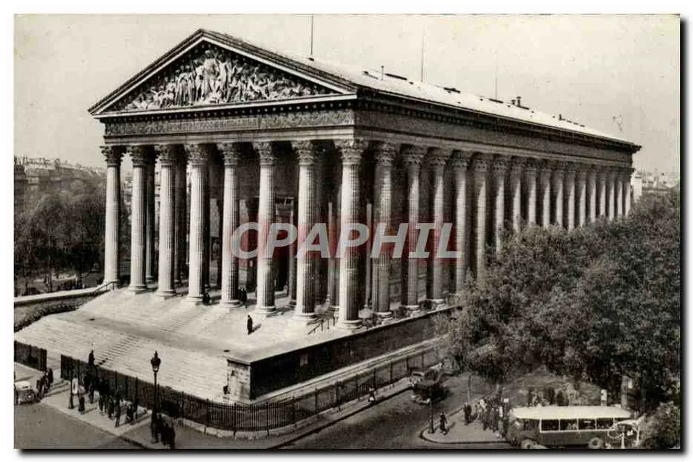Igreja da Madeleine — Paris — Éditions Arts et Merveilles - Frente